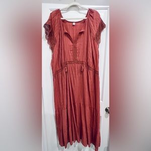 Old Navy Dress, Size 4X. Dusty pink